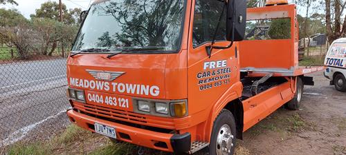 Meadows Towing..  Free Steel Pick up